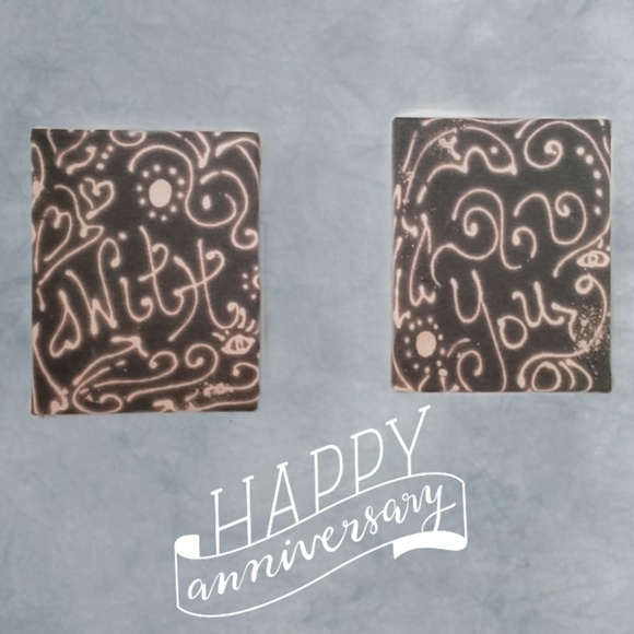 Abstract Acid Swirl Art Writing Anniversary Gift - Picture 1 of 3